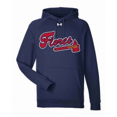 Flores Braves Under Armour Rival Fleece Hooded Sweatshirt